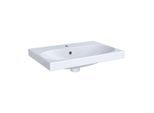 Geberit Acanto Waschtisch 500631018 60 x 42,2 cm, mit Hahnloch, mit Überlauf, weiß KeraTect