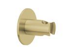 Herzbach Design iX PVD Wandhalter 21.994100.1.41 Brass Steel, Rosette d= 70mm