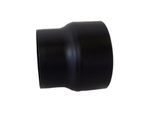Bertrams ST-Pu Erweiterungsstück 08ES130-160 Ø 130 x 160 mm, pulverbeschichtet, schwarz