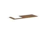 hansgrohe Xilesa E Konsole 54272550 1375x550mm, Ausschnitt links, Eiche Kaschmir