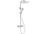 Ideal Standard Ceratherm T25 N Duschsystem mit Thermostat A8496AA Aufputz, Vertical Flex, Wasser- & Energiesparend, Chrom