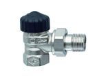 Heimeier Thermostat-Ventilunterteil Standard Eck 11/4", Rotguss vernickelt 220105000