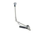 Geberit d52 Badewannenablauf 150525216 mit Drehbetätigung, mit Fertigbauset, Länge 73cm, hochglanz-verchromt