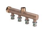 Viega Sanfix-P Verteiler 309268 Rotguss, 16mmxG 3/4 - 4-fach, SC-Contur