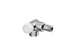 Oventrop Thermostatventil Baureihe E 1163462 1/2", Winkeleck, links, weiss
