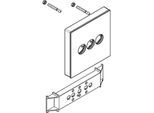 hansgrohe Rosette 155/155mm Shower Select Glas 92624400 Thermostat UP 3 Verbraucher weiß/chrom