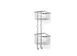 Giese Twin-Set Duschkorb 3002002 werkzeuglos abnehmbar, 2 Haken, 2 Körbe