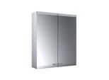 Emco Asis Evo Aufputz-Lichtspiegelschrank 939708103 600x700mm, ohne Spiegelheizung, 2-türig, mit lightsystem