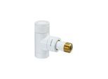 Oventrop Thermostatventil Baureihe E 1163062 1/2", Eck, weiss