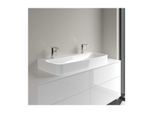 Villeroy & Boch Finion Waschtisch 41681LR1 1000 x 470 x 165 mm, Weiß Alpin CeramicPlus, ohne Überlauf, Unterseite geschliffen