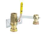 Viega Montageeinheit 528560 Rp 1, Messing, für Zweistutzengaszähler