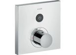 hansgrohe Axor ShowerSelect Square Thermostat 36714000,Unterputz Thermostat, 1 Verbraucher, chro