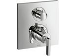 hansgrohe Axor Citterio Fertigmontageset 39720000 Unterputz-Thermostat, mit Ab- und Umstellventil, Hebelgriff, chrom