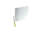 Hewi Kippspiegel 802.01.100L74 725x741x73mm, Hebel links, apfelgrün