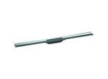 hansgrohe RainDrain Flex Duschrinne 56053000 100cm, Fertigset, kürzbar, zur Wandmontage, chrom