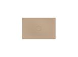 Bette BetteAir Duschfliese 7356-425PLUS,T2 1400 x 900 mm, greige, Rechteck, glasierter Titan-Stahl, mit Minimum-Täger