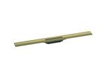 hansgrohe RainDrain Flex Duschrinne 56052140 90cm, Fertigset, kürzbar, zur Wandmontage, brushed bronze