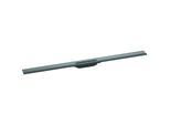 hansgrohe RainDrain Flex Duschrinne 56054340 120cm, Fertigset, kürzbar, zur Wandmontage, brushed black chrome
