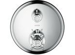 hansgrohe Axor Montreux Fertigmontageset 16820000 Unterputz-Thermostat, mit Ab/Umstellventil, chrom
