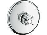 hansgrohe Axor Montreux Fertigmontageset 16810000 Unterputz-Thermostat, mit Kreuzgriff, chrom