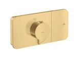 hansgrohe Axor One Fertigmontageset 45711250 Unterputz-Thermostatmodul, 1 Verbraucher, brushed gold optic