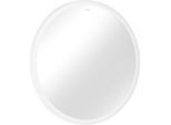 hansgrohe Xarita Lite Q Spiegel 54967700 mit runder LED-Beleuchtung, mattweiß, B 900 x H 900 x T 30 mm, 26 W