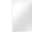 hansgrohe Xarita Lite Q Spiegel 54956700 mit horizontaler LED-Beleuchtung, mattweiß, B 500 x H 700 x T 30 mm, 5 W