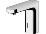 hansgrohe Vernis Blend Elektronik-Waschtischarmatur 71503000 Batteriebetrieb 6 V, für Kaltwasser oder vorgemischtes Wasser, chrom