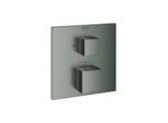 Grohe Grohtherm Cube Fertigmontageset 24155AL0 hard graphite gebürstet, UP-Wannen-Thermostat mit 2-Wege-Umstellung