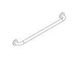 HEWI Badetuchhalter Serie 477 4773031099 800 mm, reinweiss