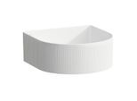 LAUFEN Sonar Waschtisch-Schale H8123414001121 34x34cm, mit Textur, ohne Hahnloch, ohne Überlauf, LCC