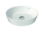 Duravit Cape Cod Aufsatz-Waschtisch 23284326001 Ø 43cm, Weiß/Weiß Seidenmatt WonderGliss