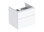 Geberit Xeno² Waschtisch-Unterschrank 500506011 58x53x46,2cm, hochglänzend/weiß, mit 2 Schubladen