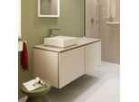 hansgrohe Waschtischunterschrank 54268780 1375x550mm, 2 Schubkästen, sandbeige matt