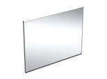 Geberit Option Plus Square Lichtspiegel 502783141 90 x 70 cm, schwarz matt/Aluminium eloxiert, direkte/indirekte Beleuchtung, Spiegelheizung, Orientierungslicht