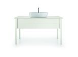 Duravit Luv Waschtischunterschrank LU956103636 138,8x57x74,3cm, Weiß Seidenmatt, 1 Auszug, stehend