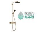 hansgrohe Pulsify Brause-Set 24221140 mit Thermostat, brushed bronze