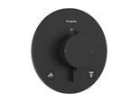 hansgrohe Ecostat Comfort S Thermostat 33715670 Unterputz, für 2 Verbraucher, 24 l/min, schwarz matt