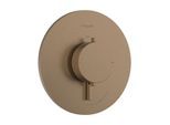 hansgrohe Ecostat Comfort S Thermostat 33714140 Unterputz, für 1 Verbraucher, 25,4 l/min, brushed bronze