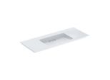 Geberit One Möbel-Waschtisch 505016001 120 cm, ohne Hahnloch und Überlauf, weiß KeraTect/Blende weiß