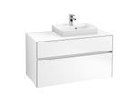 Villeroy & Boch Collaro Waschtischunterschrank C01500MS 100x54,8x50cm, Waschtisch rechts, White Matt