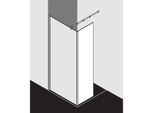 Kermi Xb Festfeld XBFFW05020VUK 51,7x200cm, silber hochglanz, ESG SR Opaco, Glasanlage