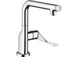 Axor Citterio Select Küchenarmatur 39860800 edelstahl-optik, schwenkbarer Auslauf