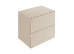 Keuco Edition 11 Art Sideboard 32542320800 80x70x49cm, 2 Frontauszüge, Lack seidenmatt, Glas satiniert, sand