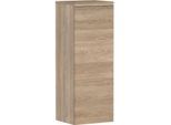 hansgrohe Xelu Q Halbhochschrank 54133700 370x400x1065mm, Türanschlag rechts, Eiche Natur, mattweiß