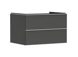 hansgrohe Xelu Q Waschtischunterschrank 54075700 780x485x550mm, 2 Schubkästen, diamantgrau matt, mattweiß