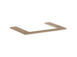 hansgrohe Xelu Q Konsole 54109230 780 x 550 mm, Ausschnitt 600 x 480 mm, Eiche Natur