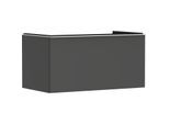 hansgrohe Xelu Q Waschtischunterschrank 54059700 980x485x550mm, mit Schubkasten, diamantgrau matt, mattweiß