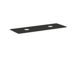 hansgrohe Xelu Q Konsole 54119910 1560 x 550 mm, 2 Ausschnitte, Aufsatzwaschtisch ohne Hahnloch, diamantgrau matt