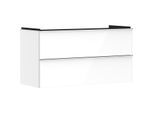 hansgrohe Xelu Q Waschtischunterschrank 54035000 1180x605x475mm, 2 Schubladen, weiß hochglanz, chrom